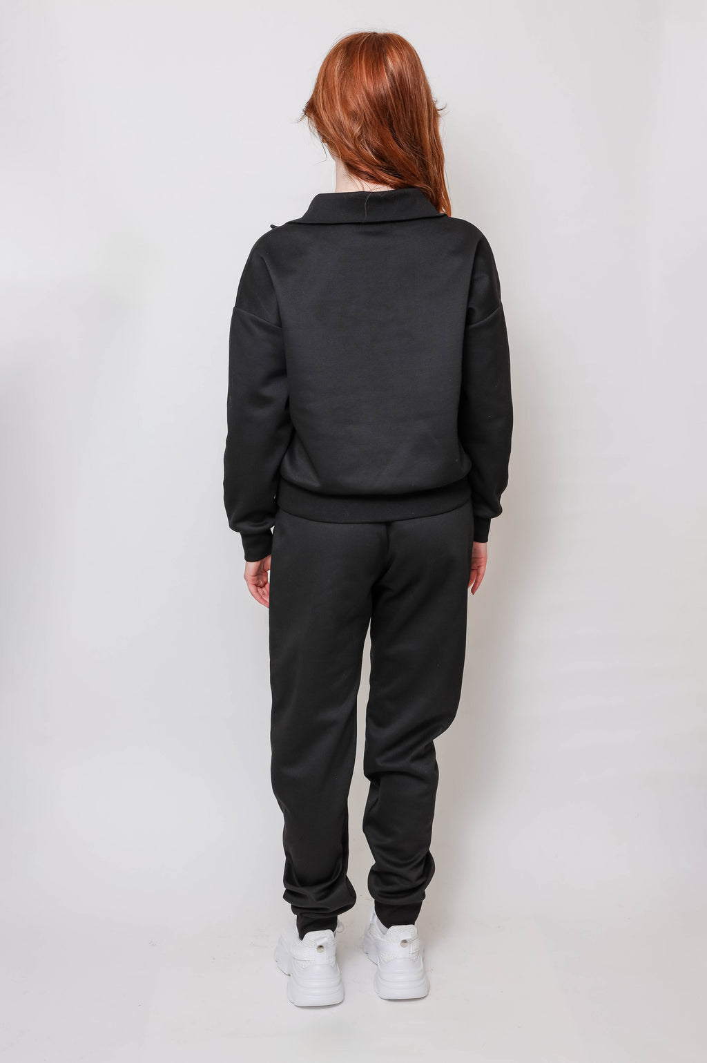 Women's Quarter-Zip Pullover & Jogger Set