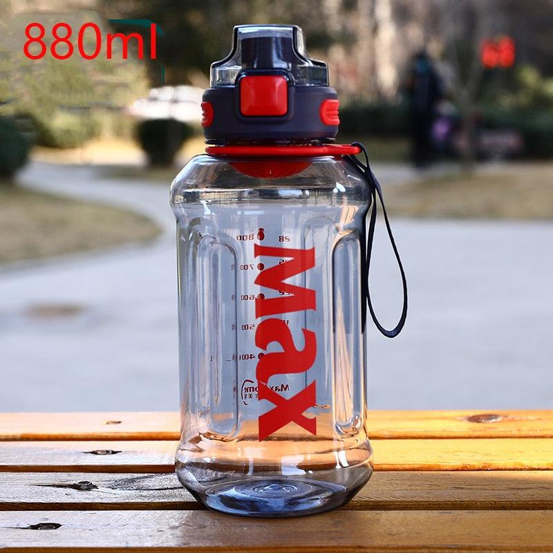 1.2 Liter Large Capacity Sport Water Bottle with Rope Durable Portable Gym Fitness Outdoor Drinking Plastic Bottles Eco-Friendly Plastic Cup Men's high Temperature Resistant Large Capacity Outdoor Portable Water Bottle Sports Fitness Water Bottle