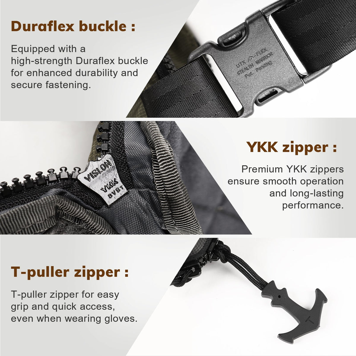 VOTAGOO® Concealed Carry Waist Bag
