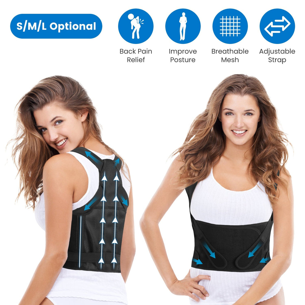 Adjustable Posture Support Brace