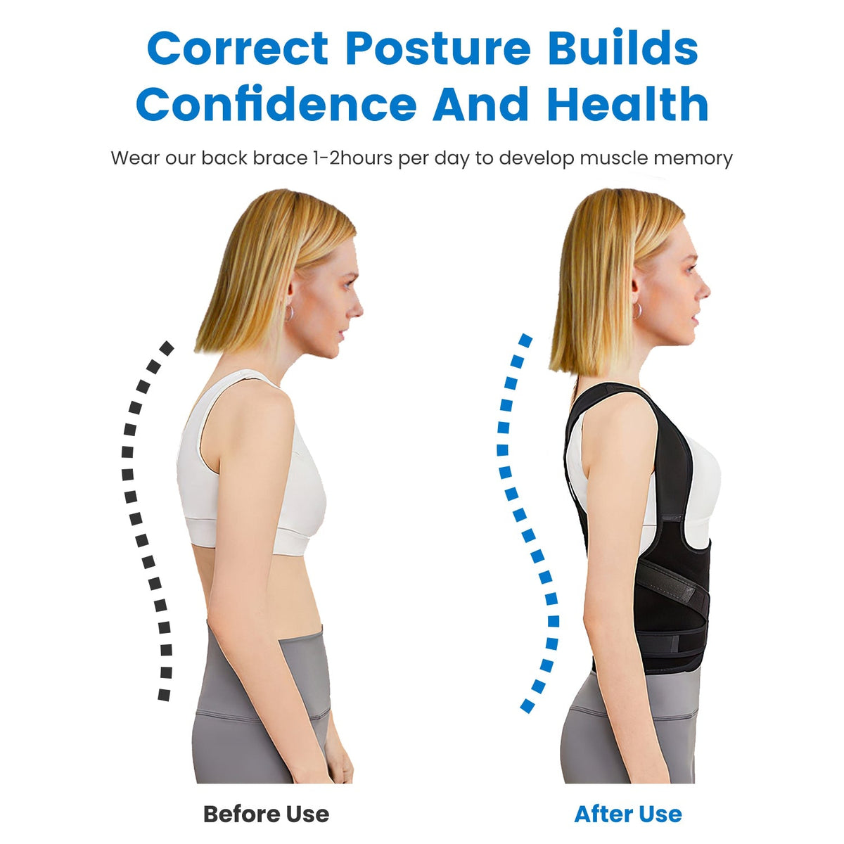 Adjustable Posture Support Brace