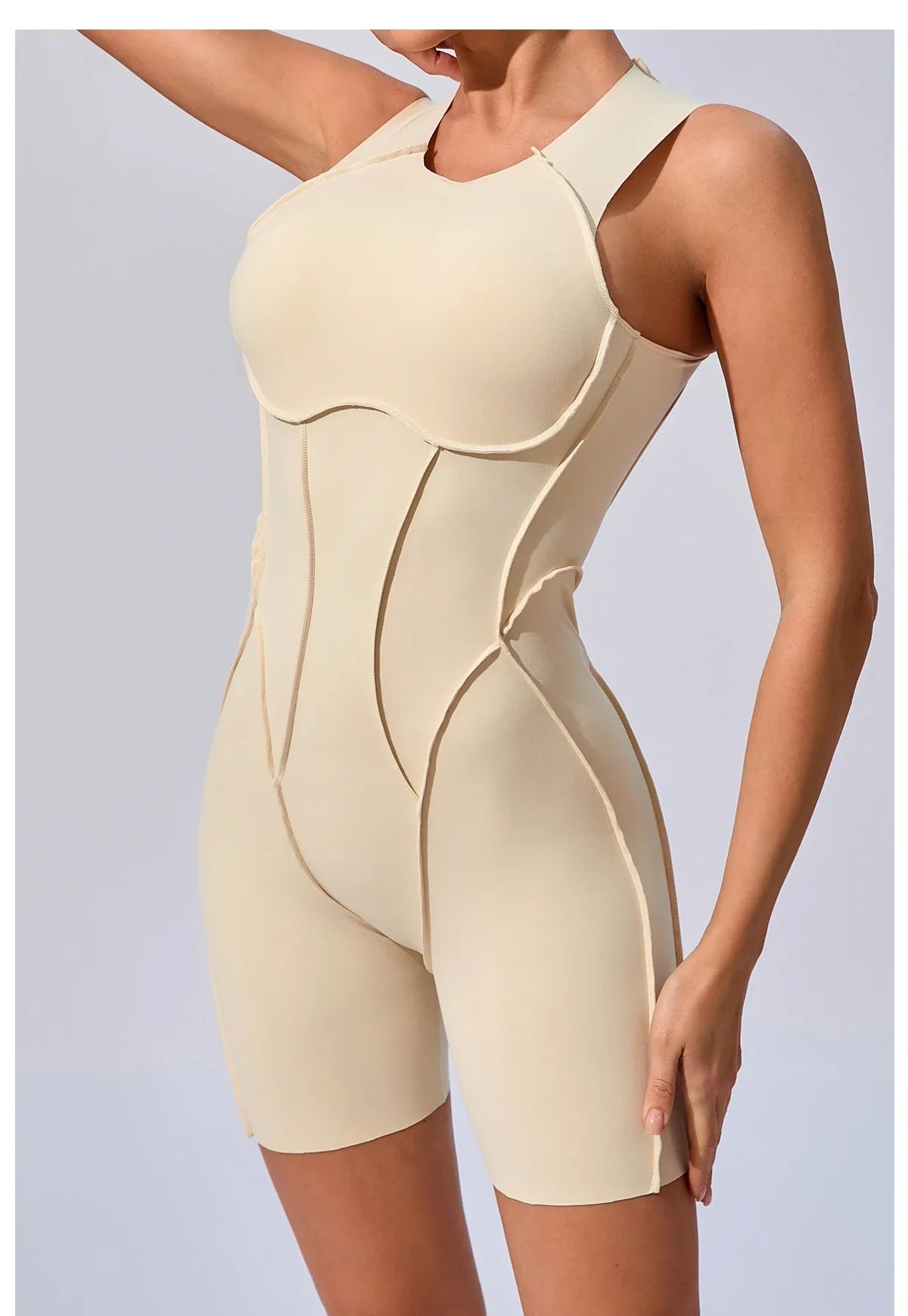 Women's Padded Workout Jumpsuit