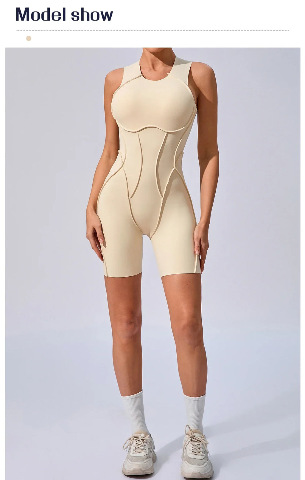Women's Padded Workout Jumpsuit