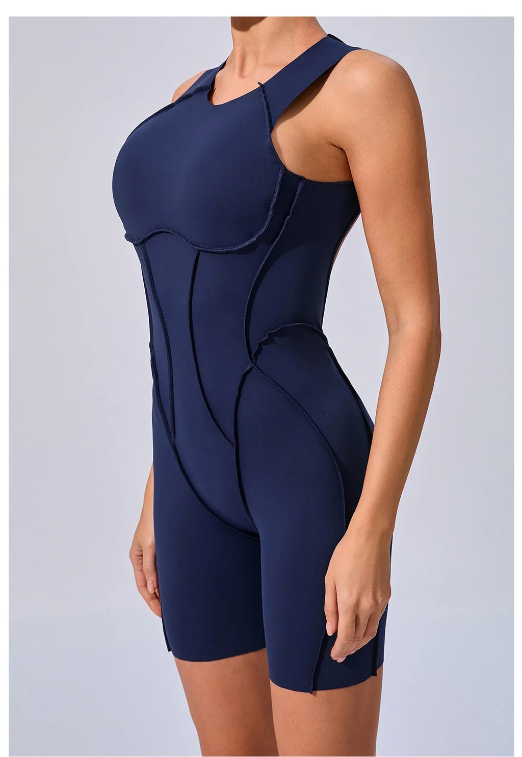Women's Padded Workout Jumpsuit