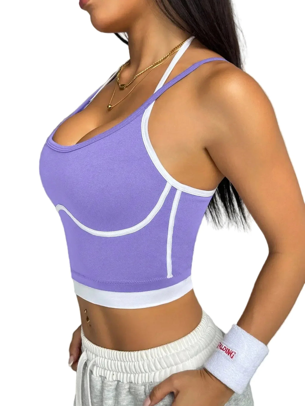 Women's Color-Block Workout Top