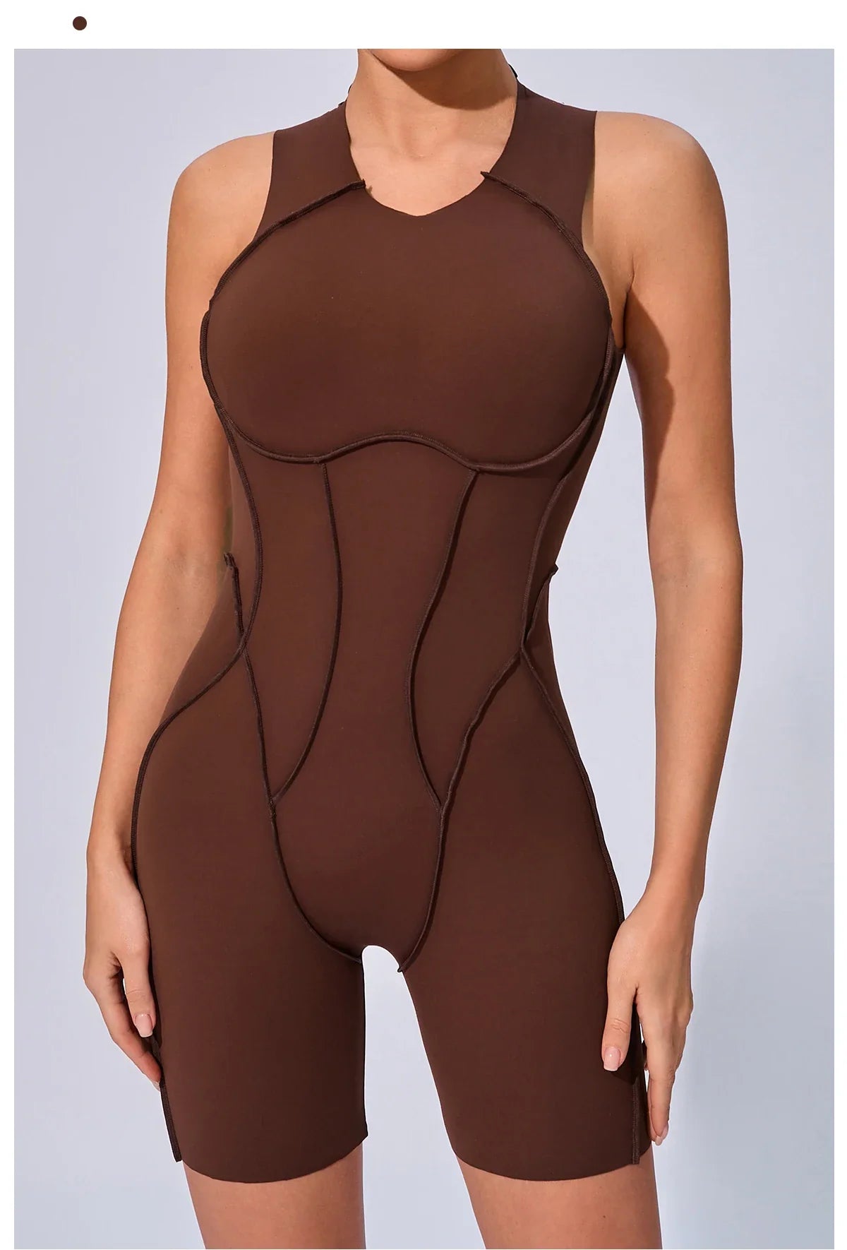 Women's Padded Workout Jumpsuit