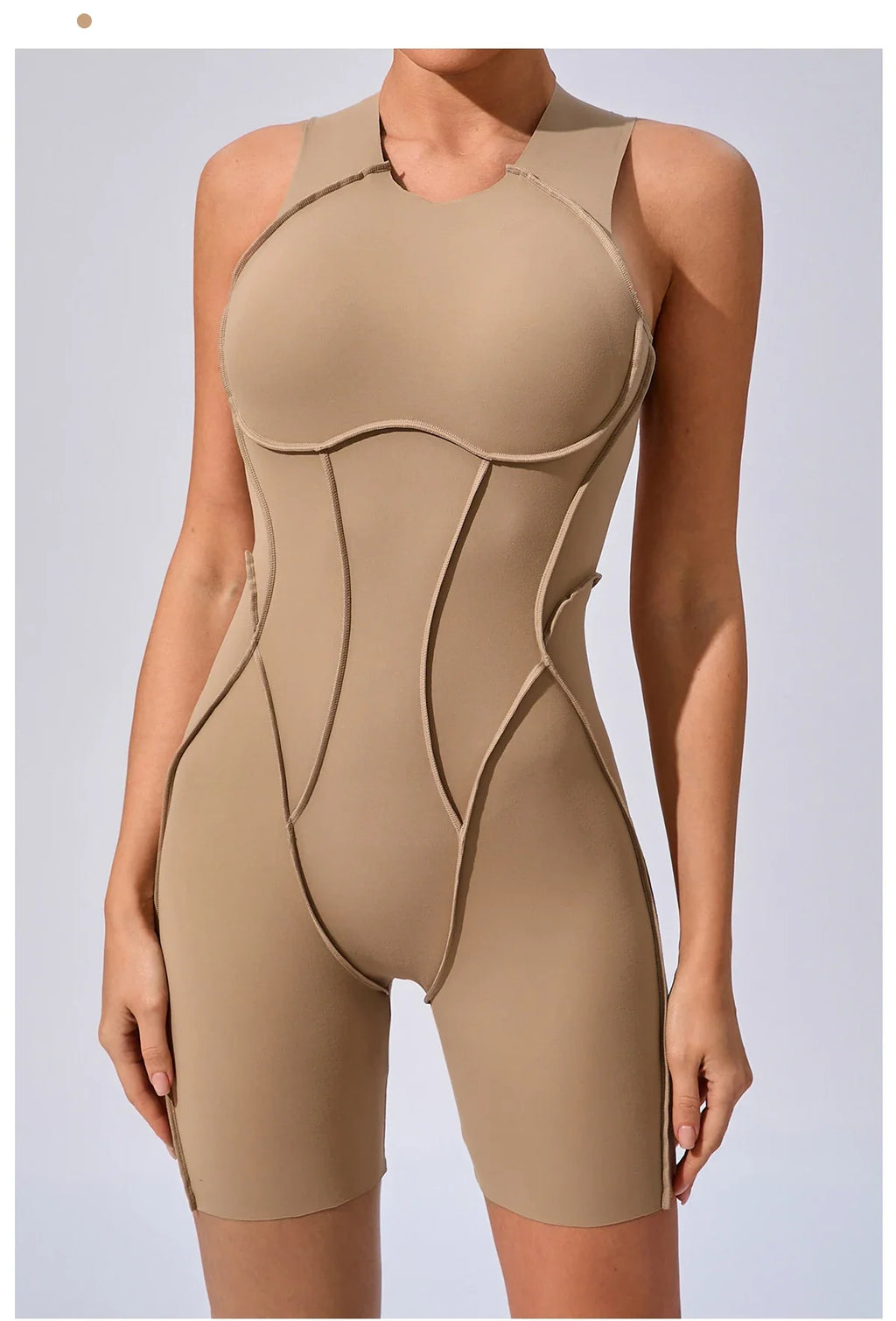 Women's Padded Workout Jumpsuit