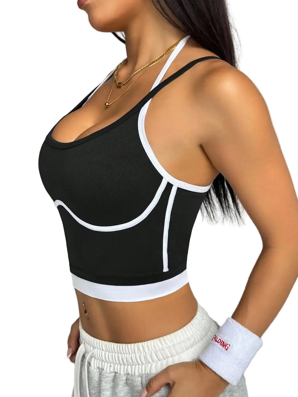 Women's Color-Block Workout Top