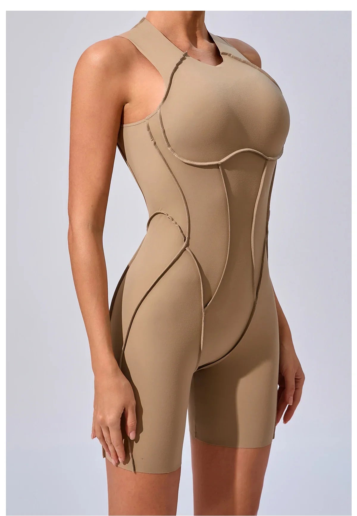 Women's Padded Workout Jumpsuit