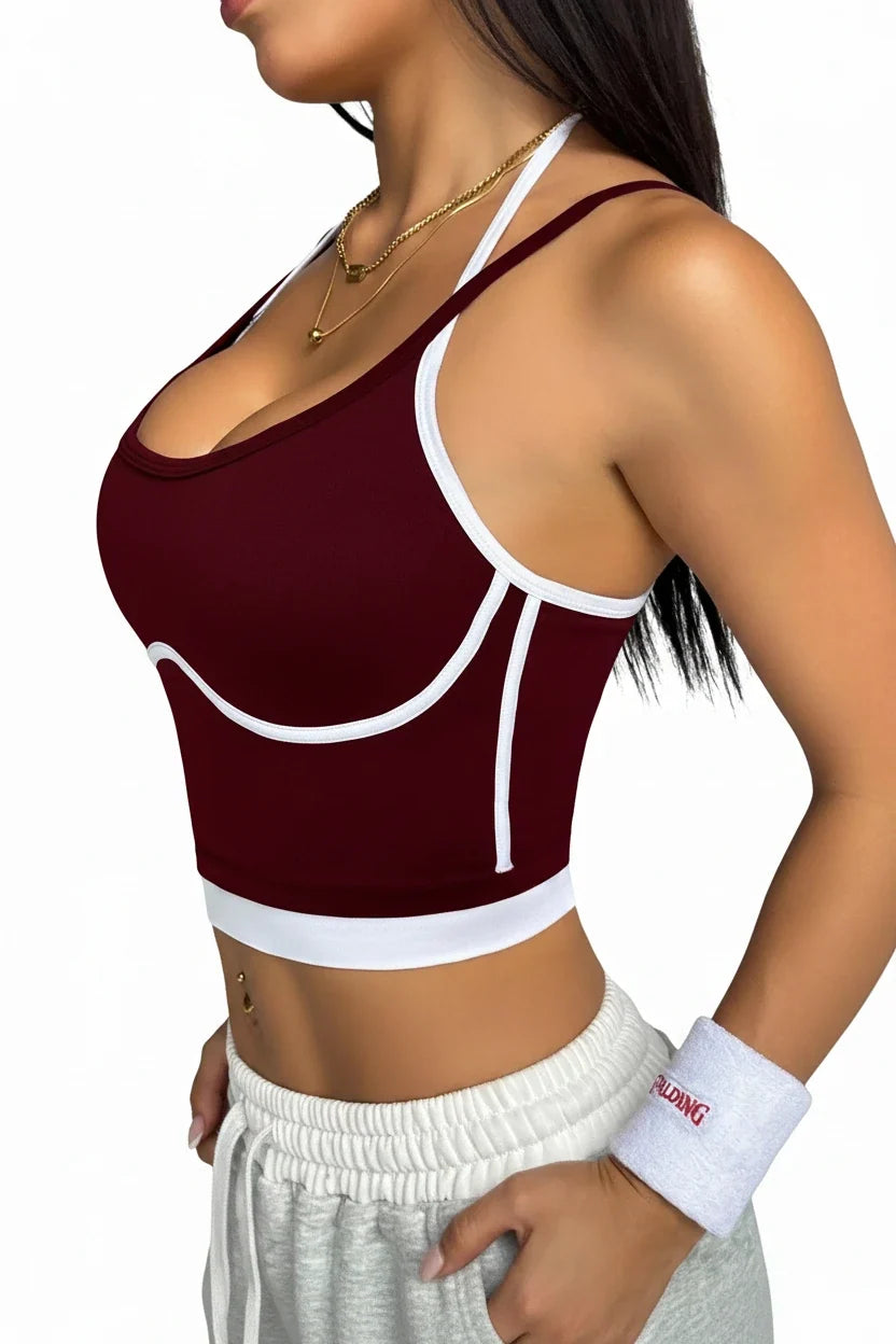 Women's Color-Block Workout Top