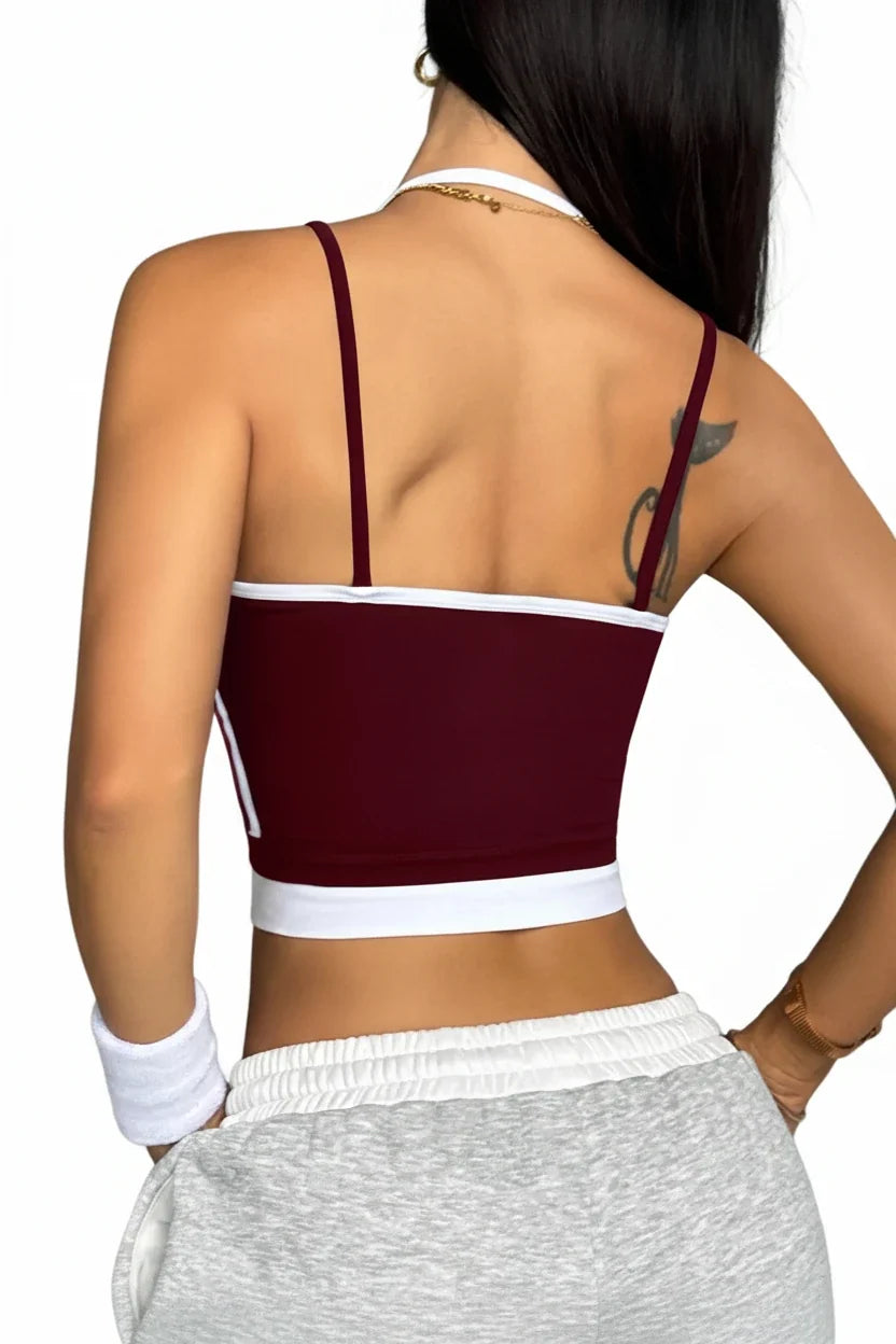Women's Color-Block Workout Top