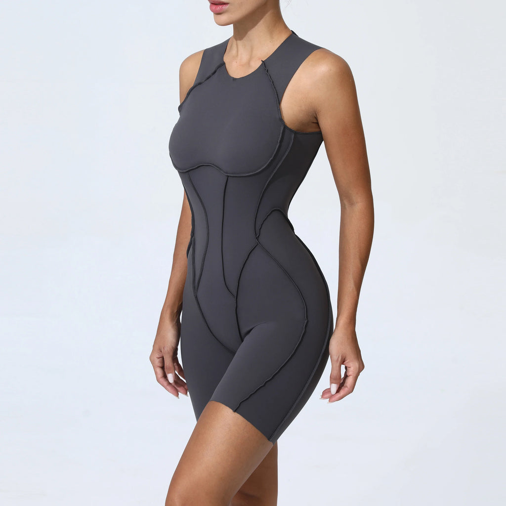 Women's Padded Workout Jumpsuit