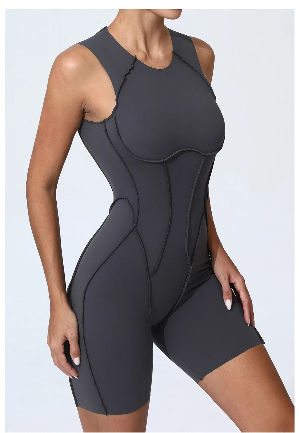 Women's Padded Workout Jumpsuit