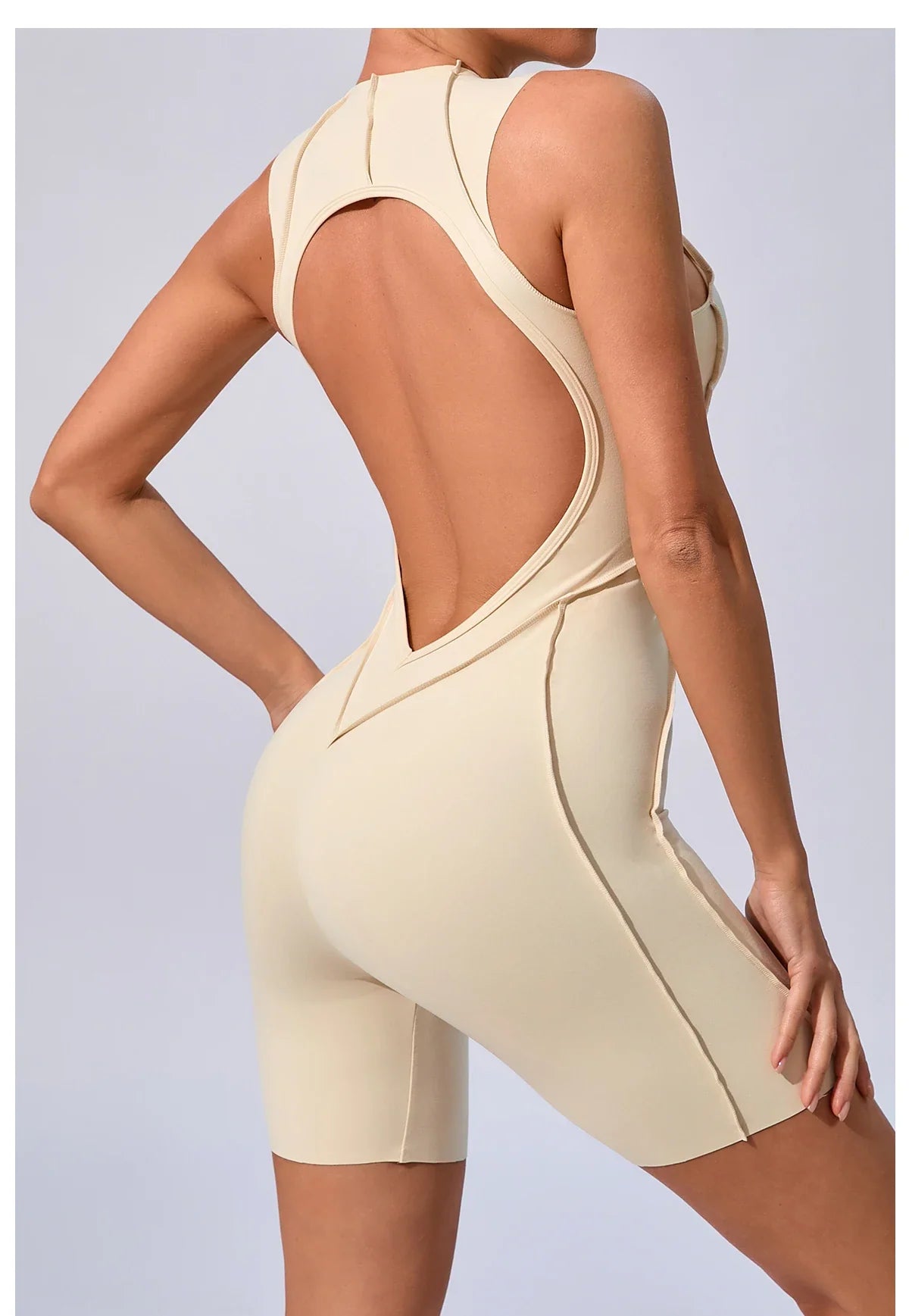 Women's Padded Workout Jumpsuit