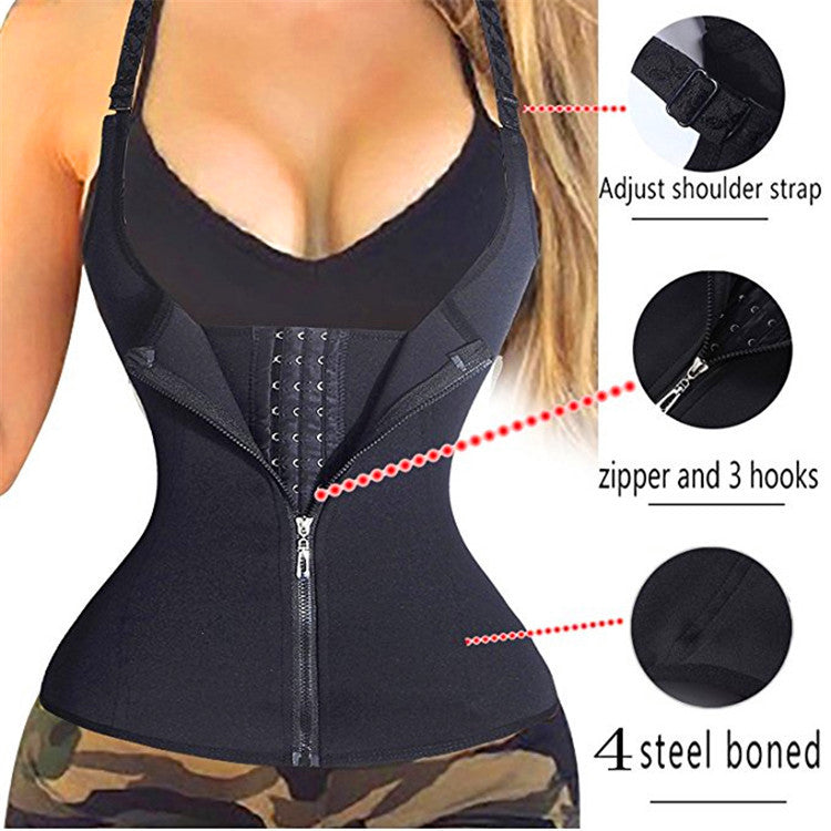 Women's Three-Row Hook Waist Cincher