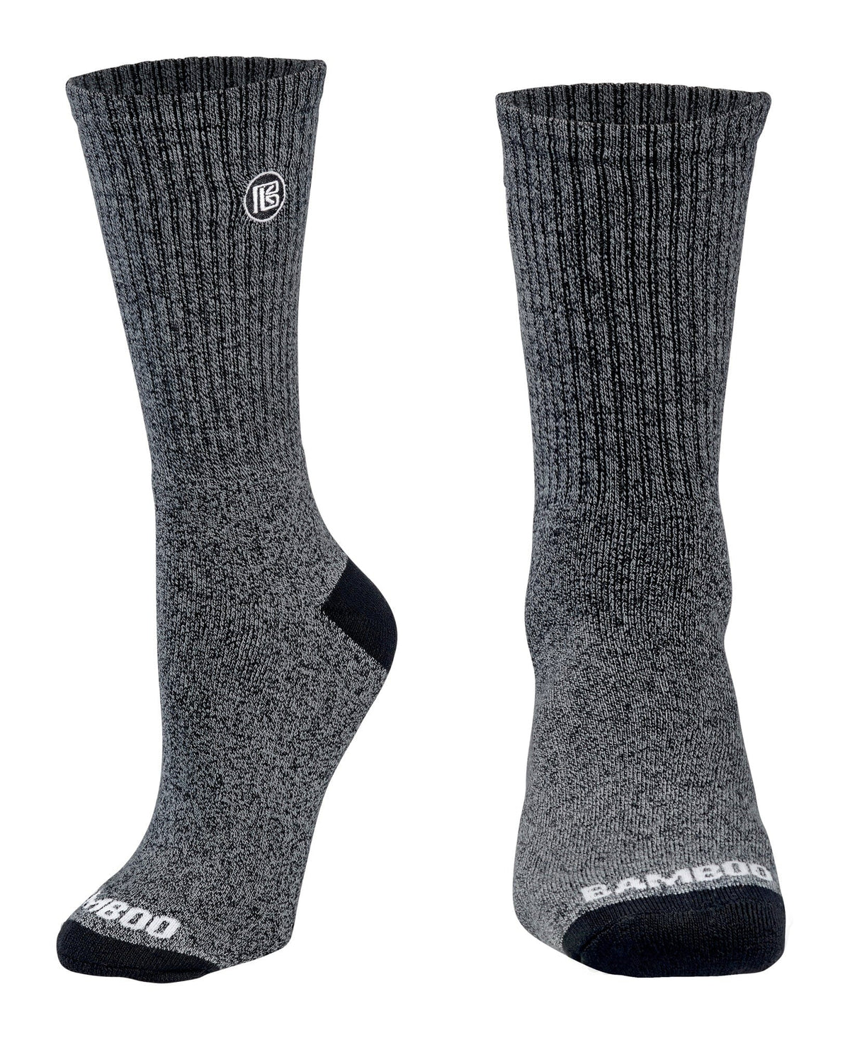 Premium Bamboo Rayon Crew Socks - 1, 3 &  6 Pair Packs Available