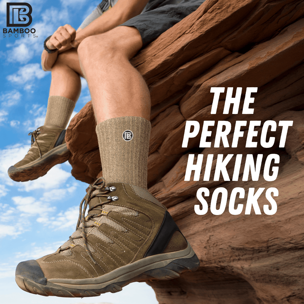 Premium Bamboo Rayon Crew Socks - 1, 3 &  6 Pair Packs Available