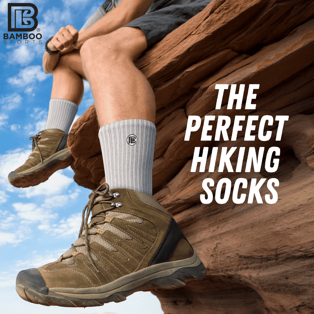Premium Bamboo Rayon Crew Socks - 1, 3 &  6 Pair Packs Available