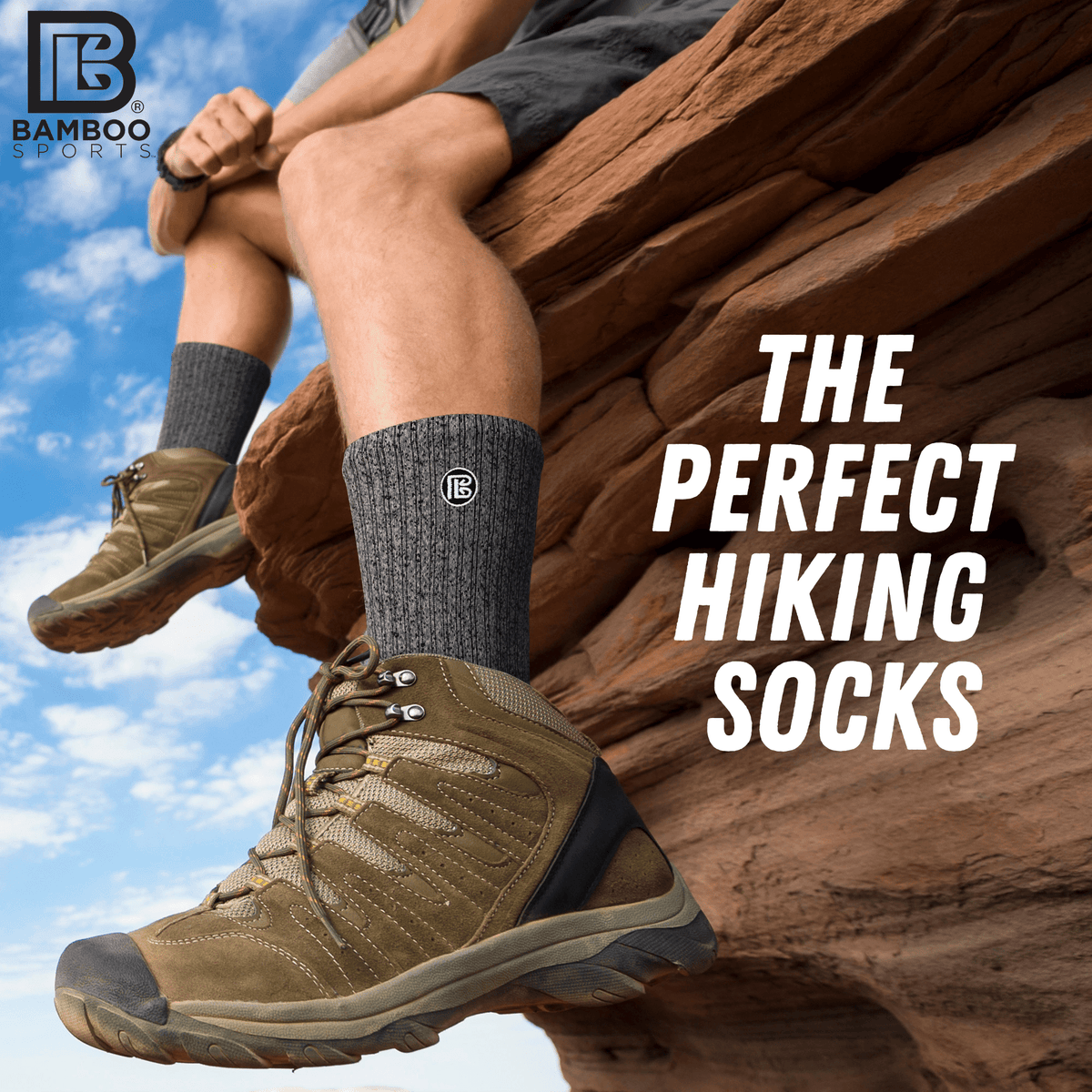 Premium Bamboo Rayon Crew Socks - 1, 3 &  6 Pair Packs Available