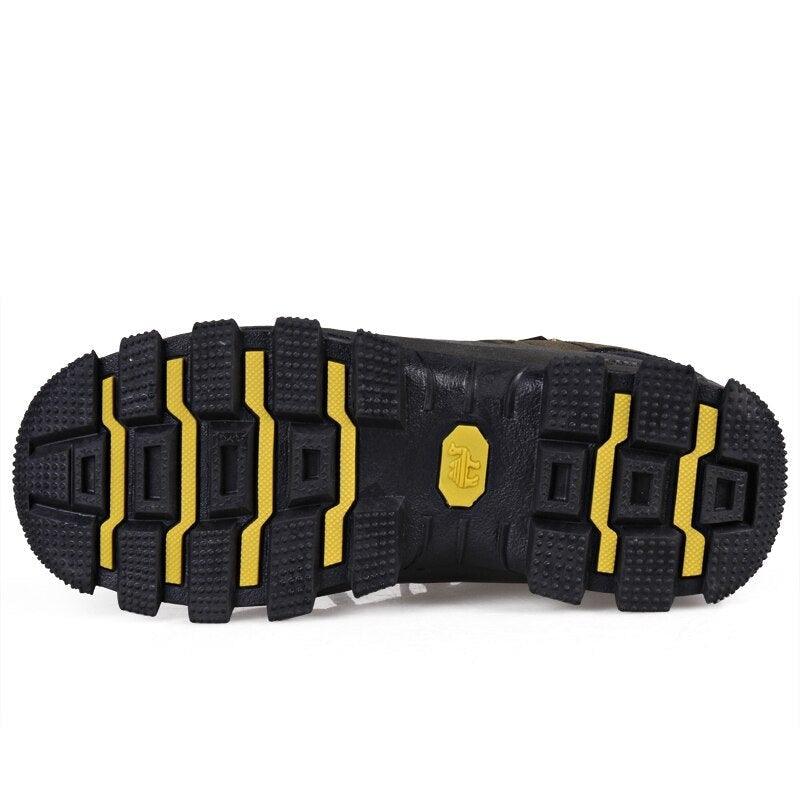 Men's Low-Top Hiking Shoes - Brown