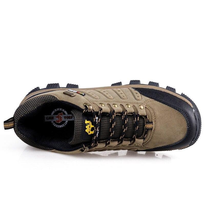 Men's Low-Top Hiking Shoes - Brown