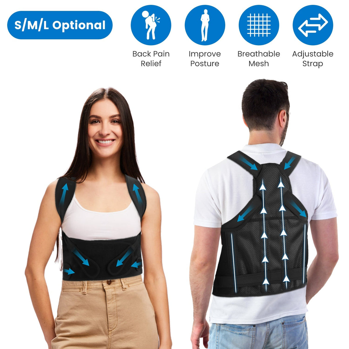 Adjustable Posture Support Brace