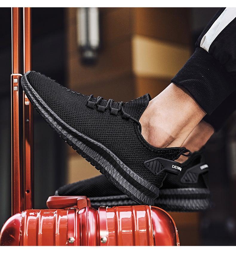 Light Running Comfortable Casual Men's Sneaker Breathable  Wear-Resistant Outdoor Walking Men Sport Non Slip Athletic Fashion Sneakers Mesh Workout Casual Sports Sneakers