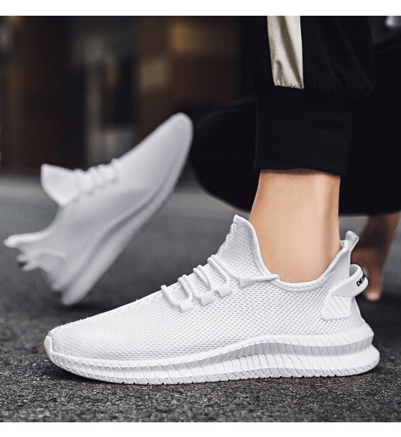 Light Running Comfortable Casual Men's Sneaker Breathable  Wear-Resistant Outdoor Walking Men Sport Non Slip Athletic Fashion Sneakers Mesh Workout Casual Sports Sneakers