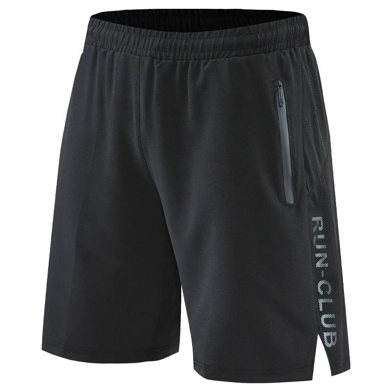 Men's Elastic-Waist Running Shorts