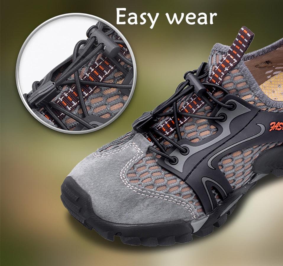 Quick Dry Men Sneakers Slip On Upstream Shoes Water Hiking Beach Surfing Shoes Sandals Barefoot Beach Sneakers Swim Boating Fishing Yoga Gym