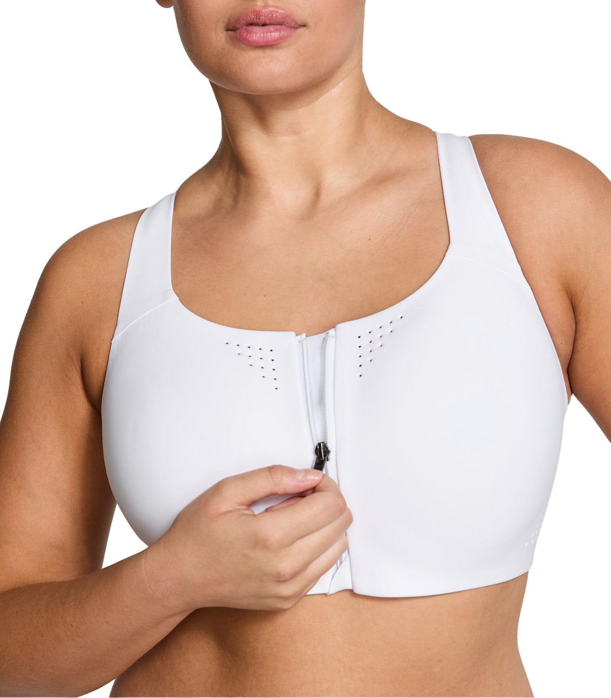 Victoria's Secret Women's VSX Featherweight Max Front Close Sports Bra, High Impact (32A-38DD)